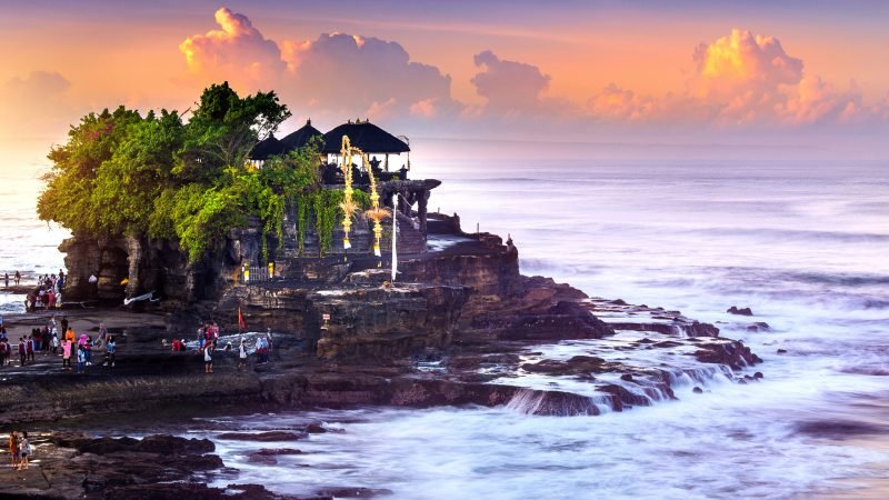 Tanah,Lot,Temple,In,Bali,Island,Indonesia.