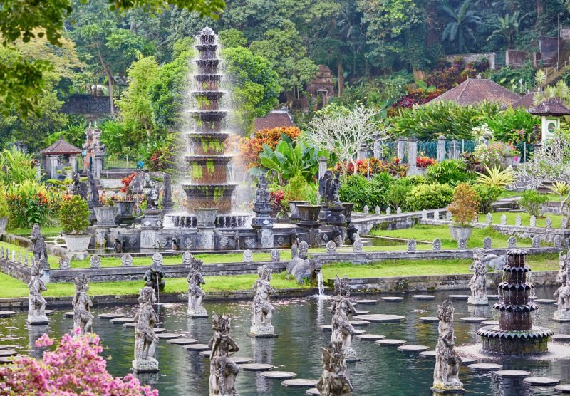 Water Palace of Tirta Gangga in East Bali, Indonesia