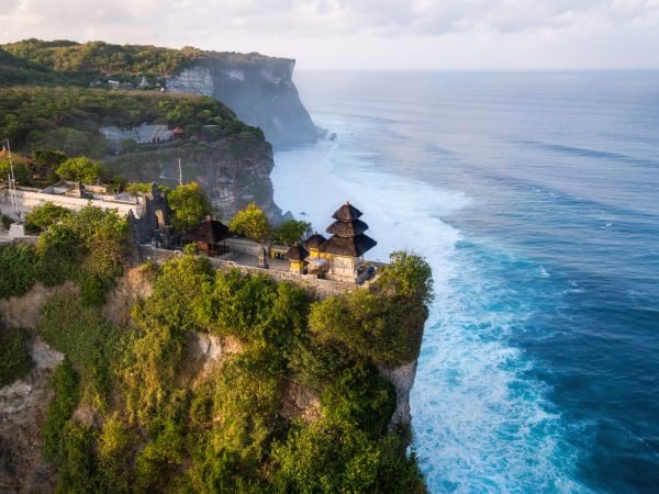 Bali,,Indonesia,,Aerial,View,Of,Pura,Luhur,Uluwatu,Temple,At