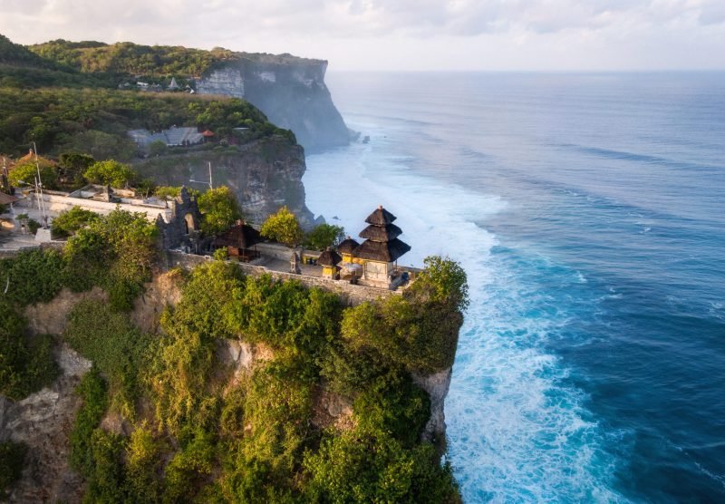 Bali,,Indonesia,,Aerial,View,Of,Pura,Luhur,Uluwatu,Temple,At