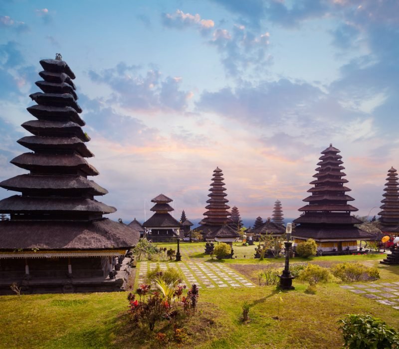 Besakih complex Pura Penataran Agung , hindu temple of Bali, Indonesia