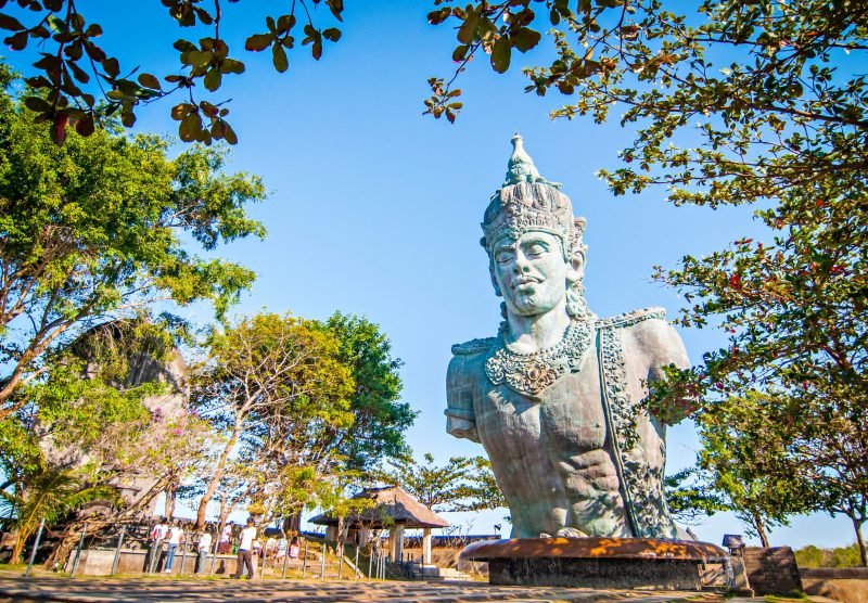 Bali,,Indonesia,:,Head,Of,Wisnu,Statue,In,Garuda,Wisnu