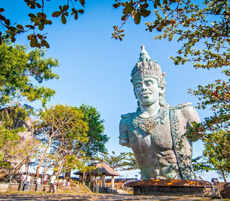 Bali,,Indonesia,:,Head,Of,Wisnu,Statue,In,Garuda,Wisnu