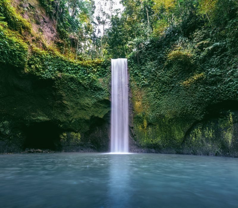Tibumana waterfall in Bali island, Indonesia.