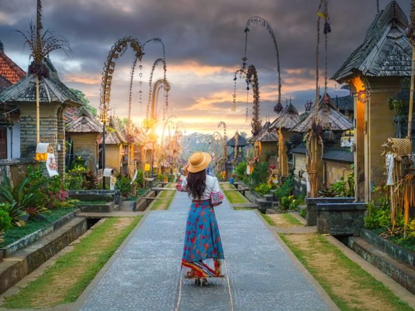 Penglipuran,Village,In,Bali,,Indonesia,Old,Village,The,Cleanest,Village