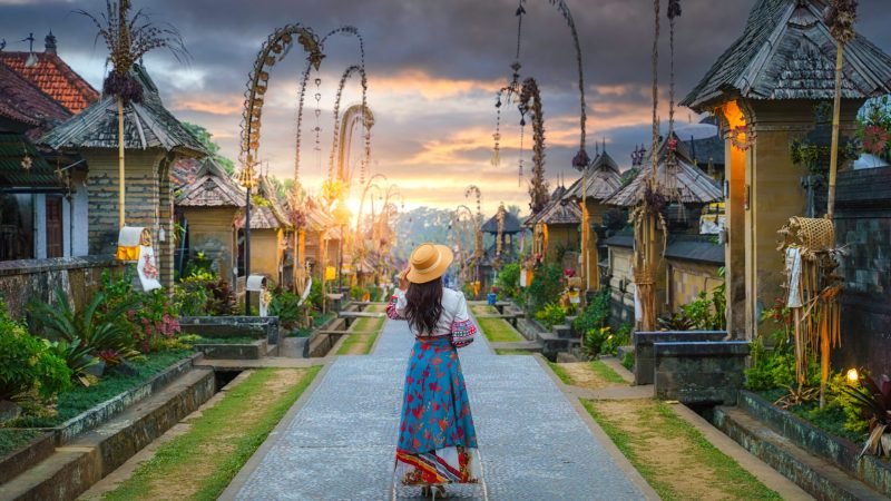 Penglipuran,Village,In,Bali,,Indonesia,Old,Village,The,Cleanest,Village