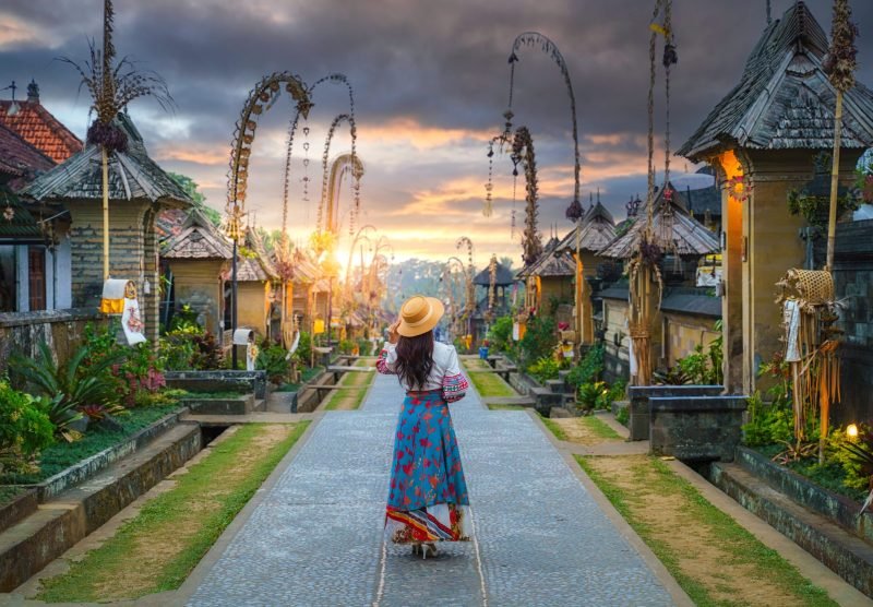 Penglipuran,Village,In,Bali,,Indonesia,Old,Village,The,Cleanest,Village