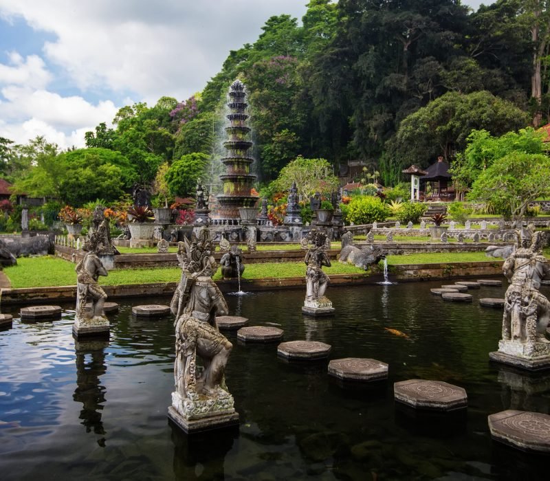 Tirta tirta water palace on Bali in Indonesia